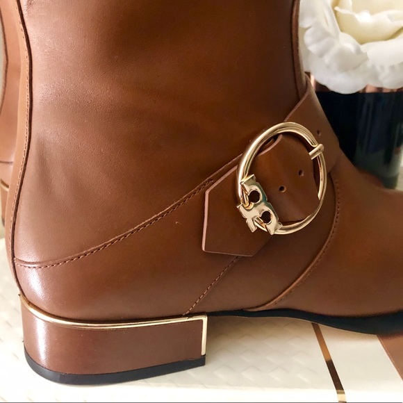 🎀 Tory Burch”Sofia” Buckled High Riding Boots - Picture 4 of 8